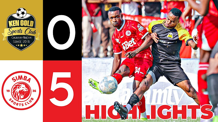 Kengold Vs Simba 0-5 Magoli & Highlights Mechi Ya Ligi Kuu NBC 2024/2025