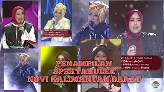 Spektakuler inilah perjalanan novi kalbar di LIDA 2019 - 6 lagu yang pernah dibawakan novi kalbar