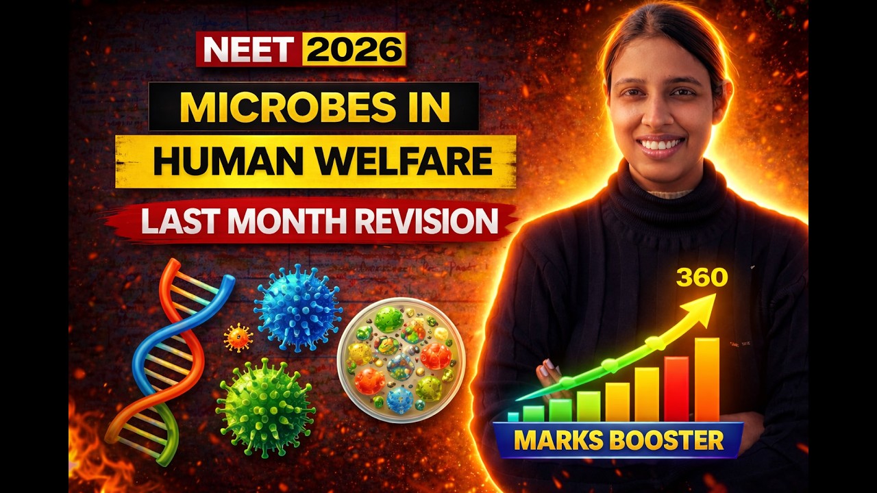 Microbes in Human Welfare Most Expected Questions 🔥 | NEET 2026 Biology