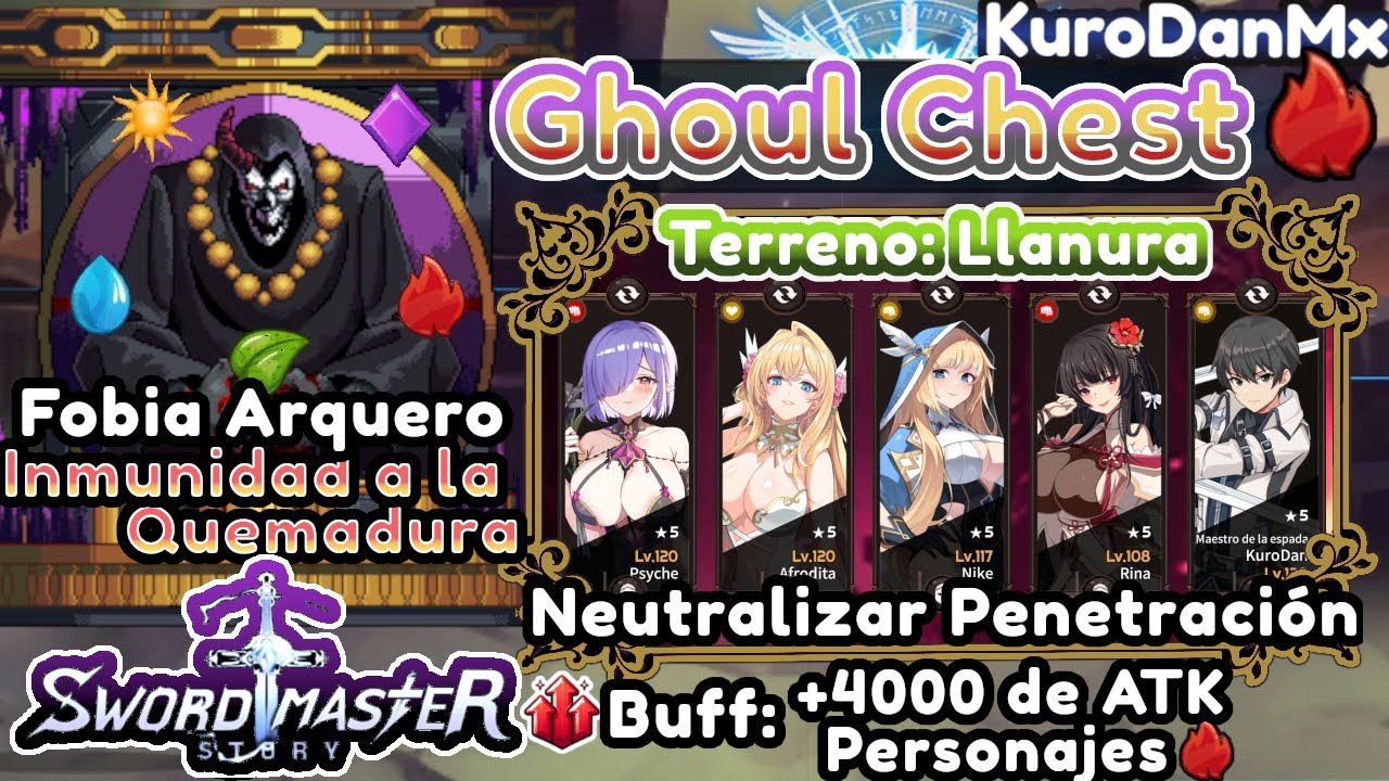 ⚔️Sword Master Story⚔️:|👹Ghoul Chest🔥| Necrofago Dificultad [Chaos] (16 - 22 Nov)
