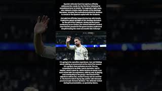Spanish defender explains why he chose Getafe after bringing his Bernabeu career to an end