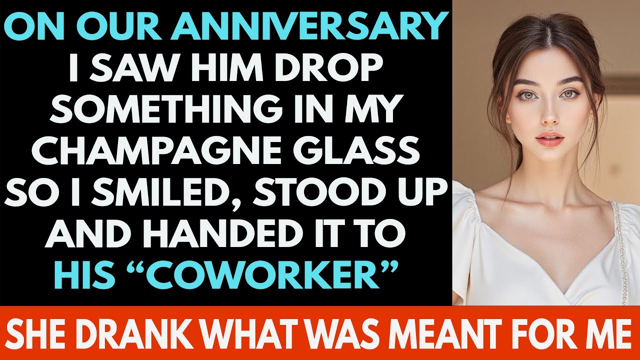 On our anniversary, I saw my husband spike my drink—so I switched it with his secret lover’s…