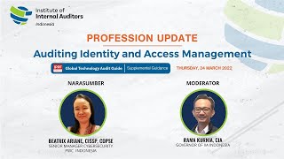 Profession Update: Auditing Identity and Access Management.