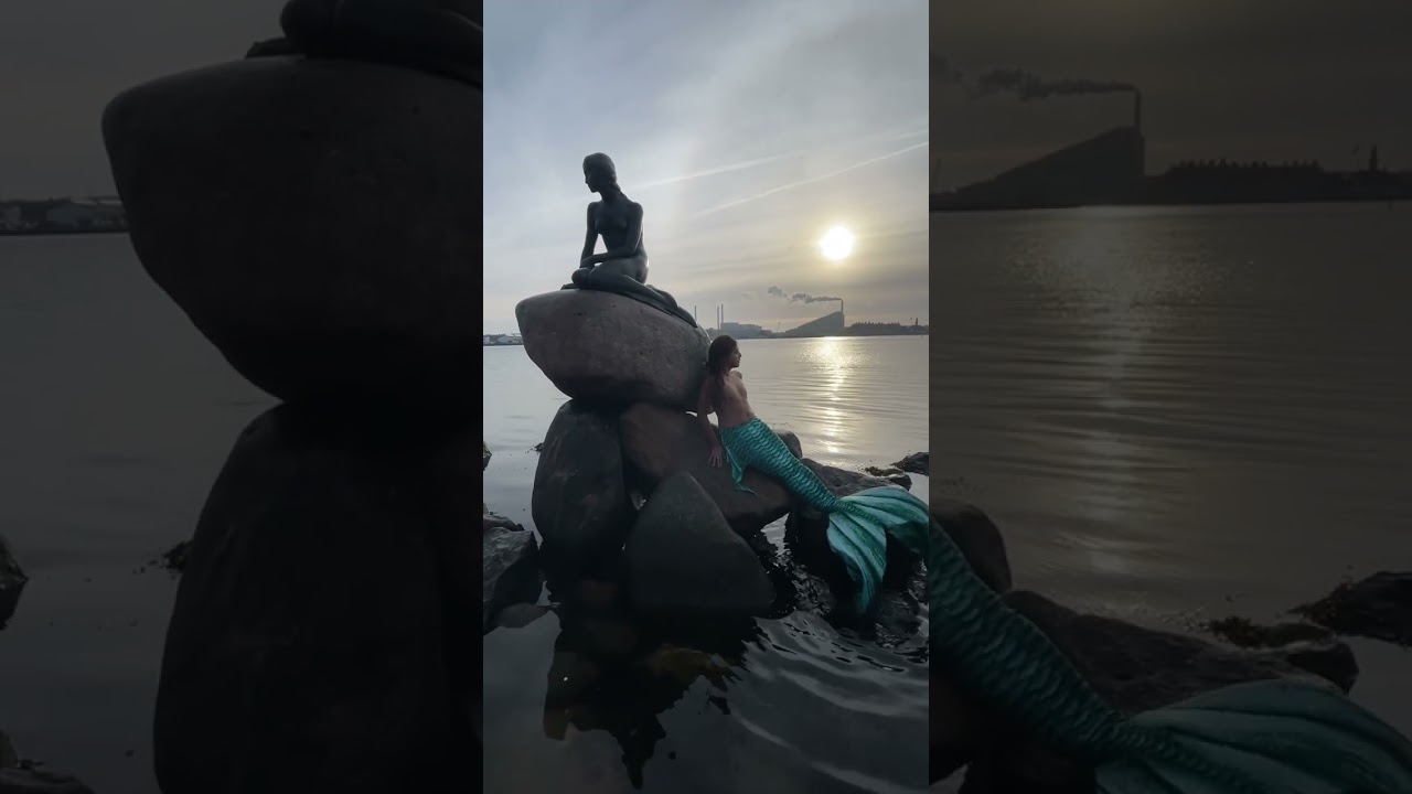 Real Life Merman Comes Out To Visit The Little Mermaid In Denmark real-life-merman-comes-out-to-visit-the-little-mermaid-in-denmark