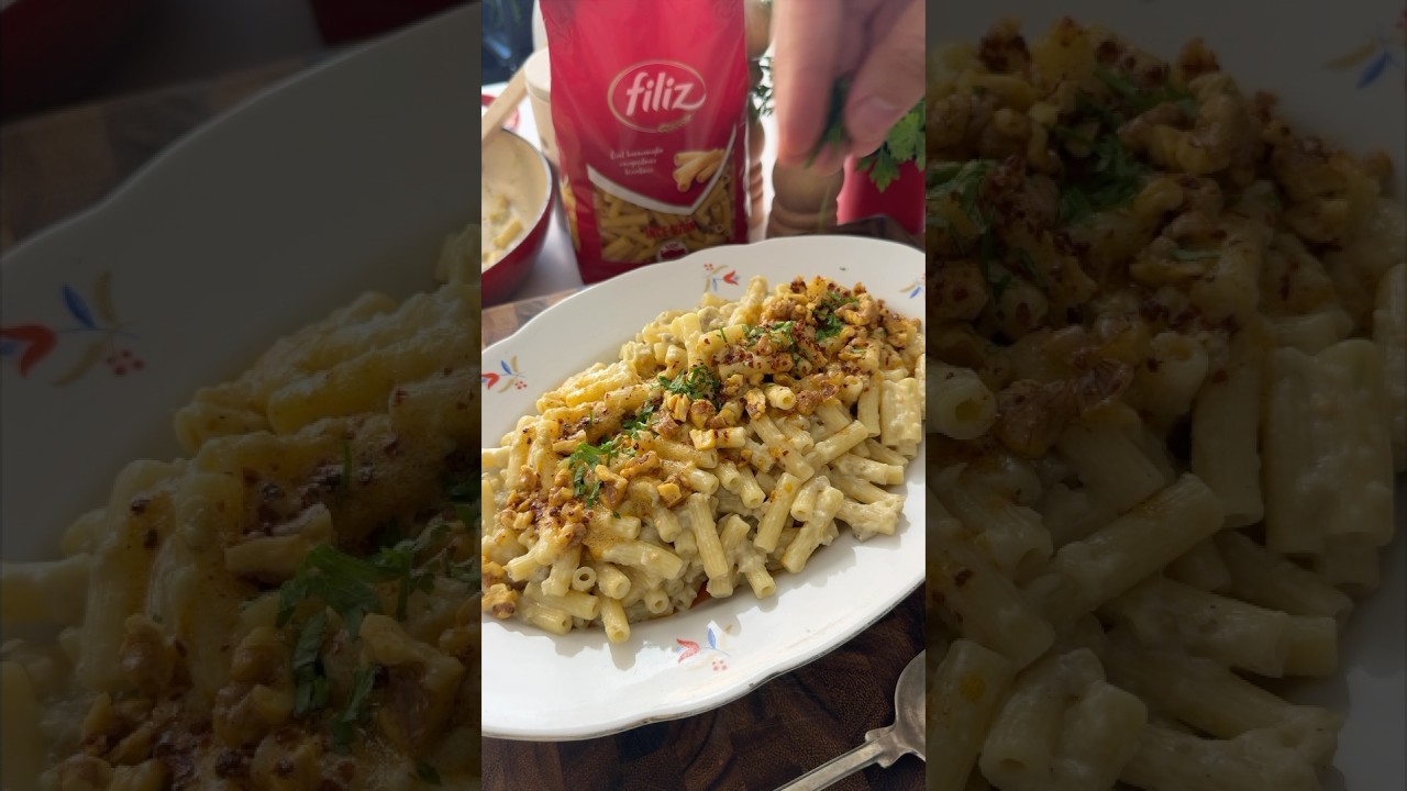 Kremasız Köz Patlıcanlı Makarna Tarifi