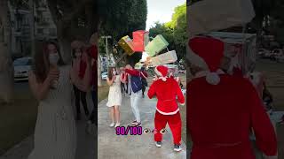 Last Girls! 🤦🏻‍♂️  Funny Christmas Falling Boxes Prank! 🤯 #shorts