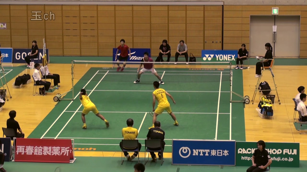 男子ダブルス　２回戦 小倉三橋vs金子久保田