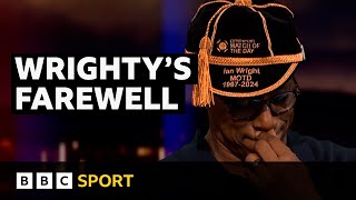 Tears in the studio as Ian Wright says farewell to MOTD | Match of the Day