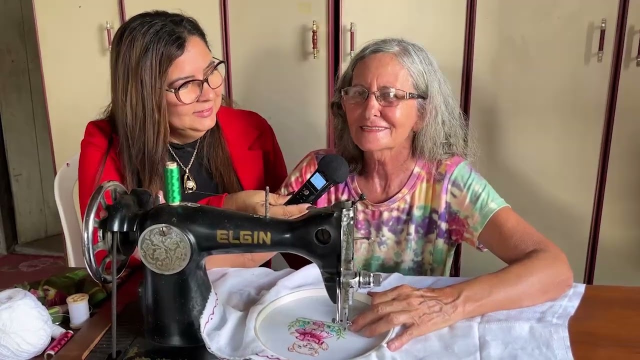 Nilma Fernandes mantém viva a arte do bordado no Sítio Brandões, em Caicó