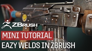 How To Make Welds In Zbrush - The Easy and Free Way