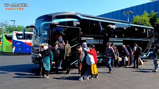 STJ EVOLUTION EAST JAVA EXPRESS‼️ ALWAYS PACKED WITH PASSENGERS AT MAOSPATI TERMINAL, AWESOME
