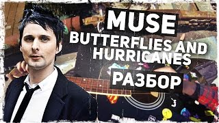 Как Играть Muse - Butterflies And Hurricanes На Гитаре (Разбор, Аккорды) Видеоурок
