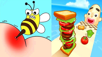 Help Me Tricky Story vs Sandwich Runner - Satisfying ASMR Gameplay All Levels