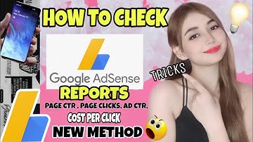 HOW TO CHECK GOOGLE ADSENSE REPORT USING ANDROID PHONE 2021 (NEW METHOD!)