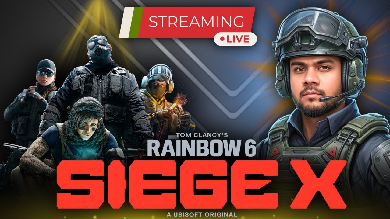 😤 Solo 🔴 Rainbow Six Siege LIVE Ranked Game Play | Indian Streamer ...
