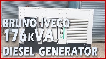 Bruno Iveco Diesel Generator 176kVA – XP1807 Test #perkins | #fgwilson Authorised Dealer