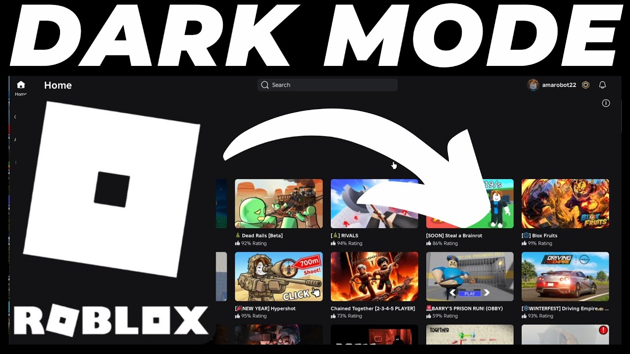 How To Enable Dark Mode On Roblox PC Laptop Desktop App 2026 YouTube 