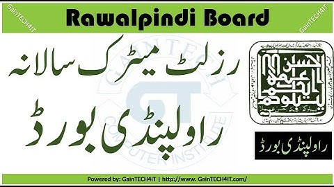 Rawalpindi Board Result 10th Class 2023 | BISE Rawalpindi