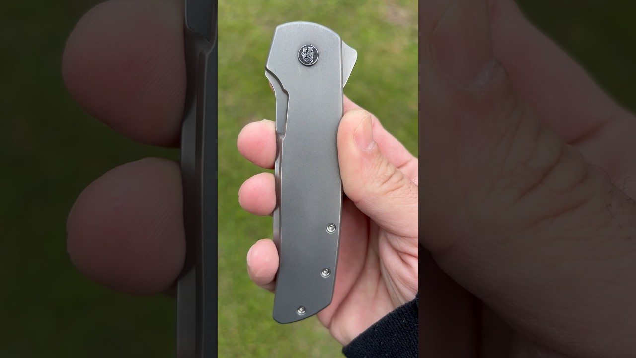 All Titanium Fram Old School Style Flipper ATCF by the master Bob Terzuola 