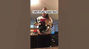 Beginning of the 5 day water fast (part 1) #shortsvideo