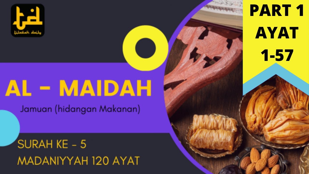 Al - Maidah Ayat 1 - 57 || Lengkap Terjemahan || Part 1