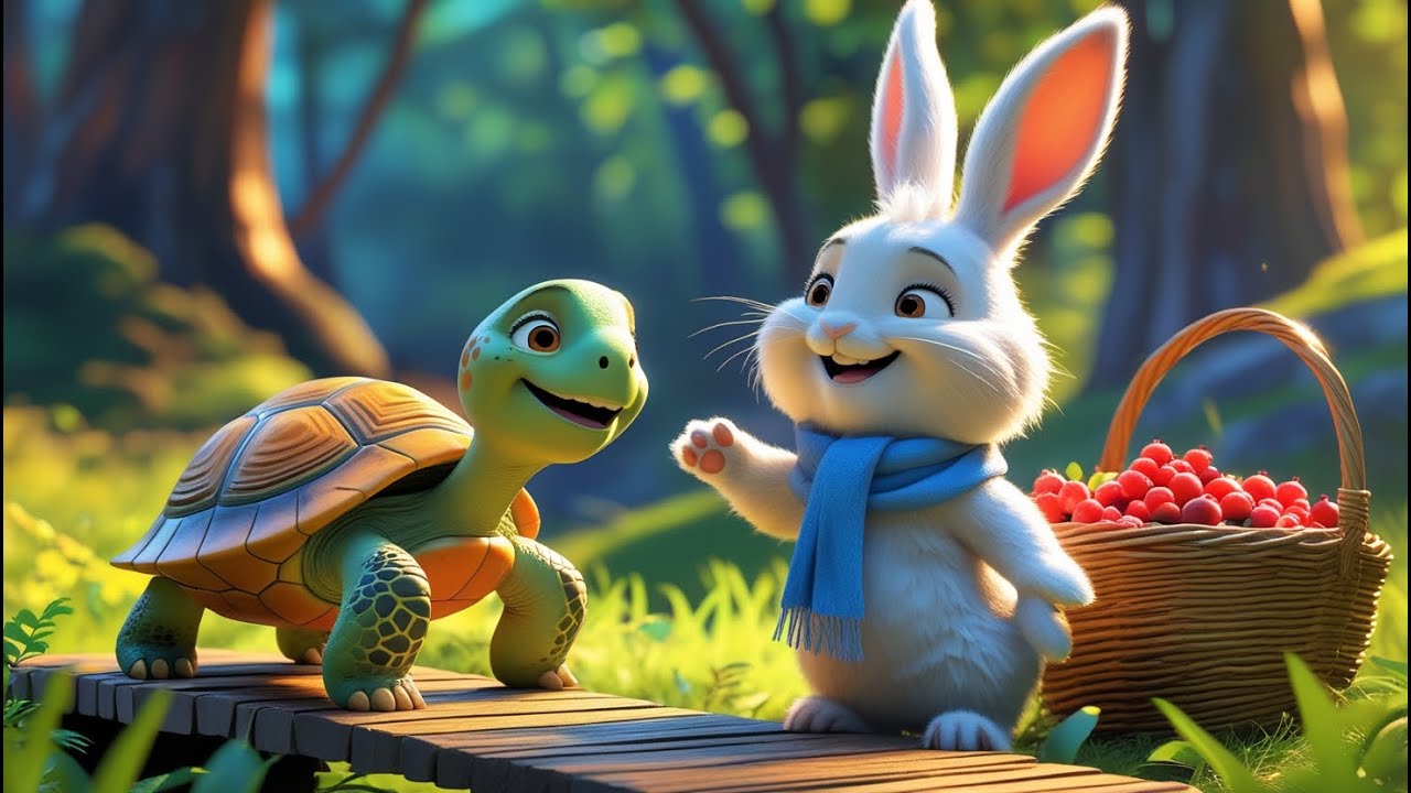 Bunny Helps Turtle, Turtle Helps Bunny | A Story About Kindness | Kids Animals Story