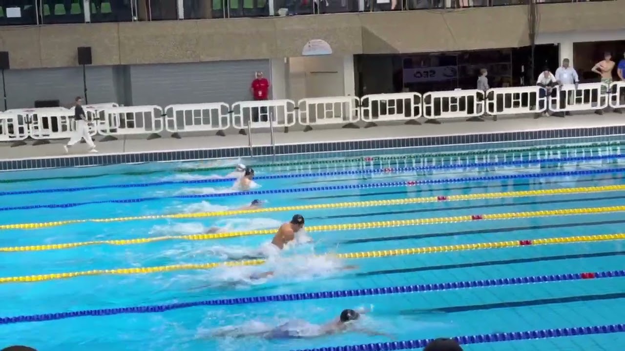 THOMAS CECCON Euromeet 2023  100 breaststoke 1.02.92 final  ( top first).