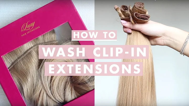 How To Wash Clip-In Hair Extensions | Luxy Hair