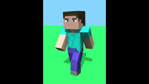 Steve walking v2-prisma 3d animation ik #animation #prisma3d #3d #minecraft  #steve #blender