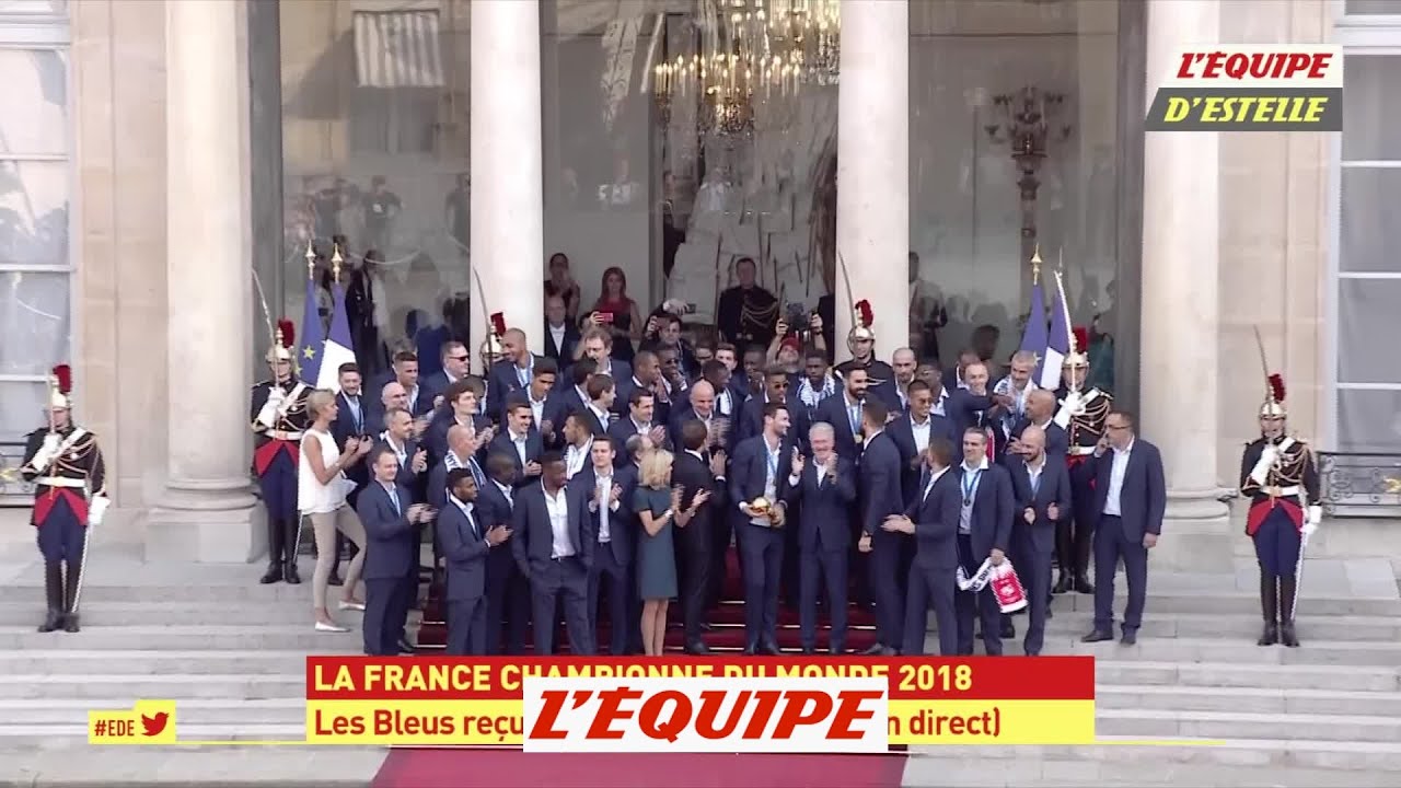 Les Bleus A L Elysee Foot Cm 2018 Youtube