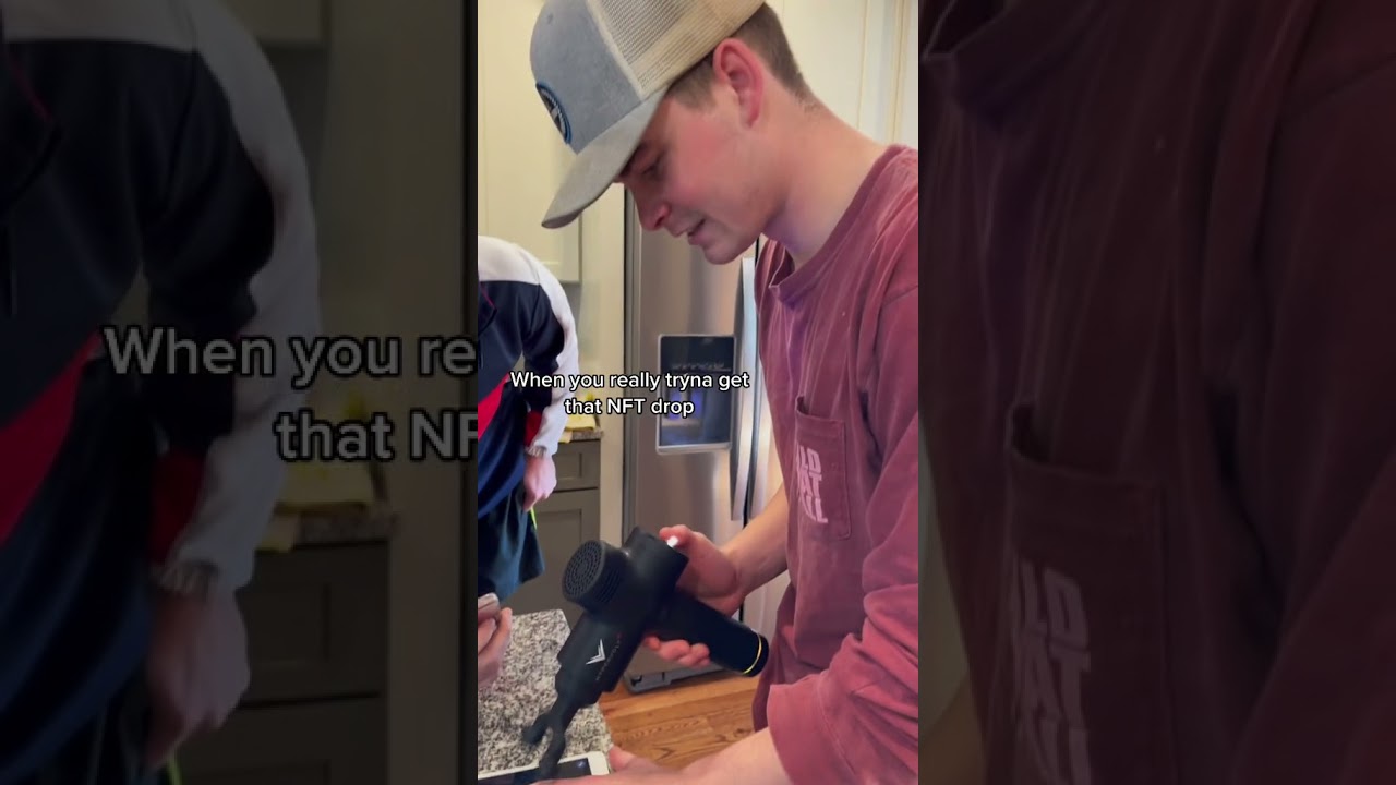 When you try getting that hyped NFT drop!