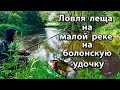 Ловля леща на реке. Ловля леща на малой реке на поплавок. Болонская ловля на реке.