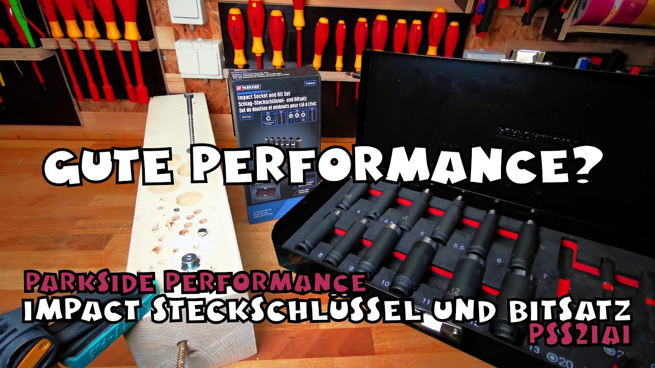 PARKSIDE PERFORMANCE Schlagnuss-Set PSS A1 21 - YouTube