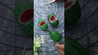 watermelon using fondant  subscribe my channel #shorts #1tastethebestsl #cake #food