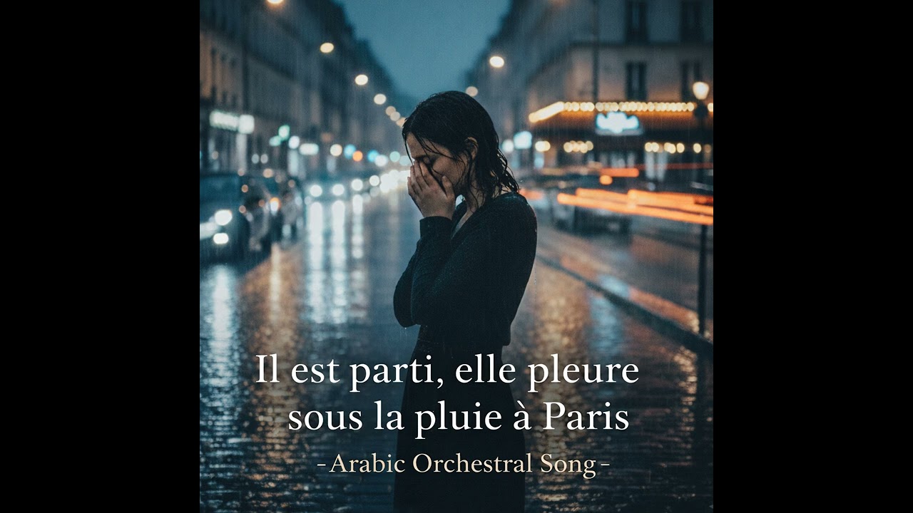 Il est parti, elle pleure sous la pluie à Paris - Arabic Orchestral song