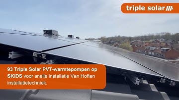 93 Triple Solar PVT-warmtepompen op SKIDS voor snelle installatie Van Hoften installatietechniek