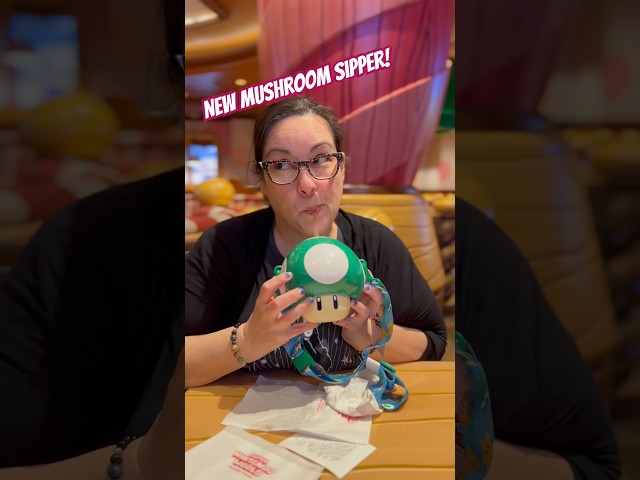Pros and Cons of the Mushroom Sipper at Universal Studios Hollywood. 🍄