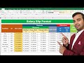 Salary pay slip for limited company in excel