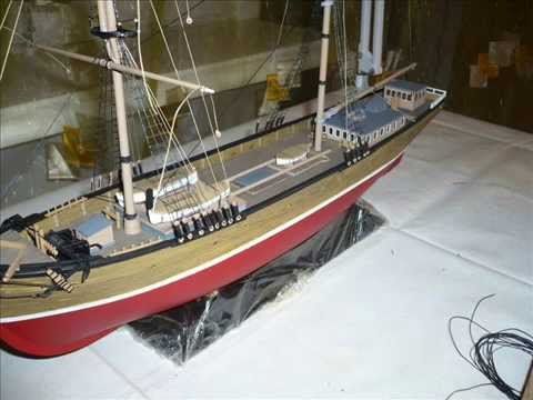 Бригантина. Производитель Звезда. Масштаб 1:100