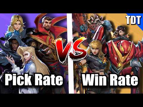 Top 10 Win Rate Heroes VS Top 10 Pick Rate Heroes