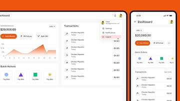 How to design a dashboard and its components (SideBar, Dropdown menu, layout)