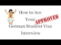 GERMANY SERIES: STUDENT VISA INTERVIEW PREPARATION | Detutu