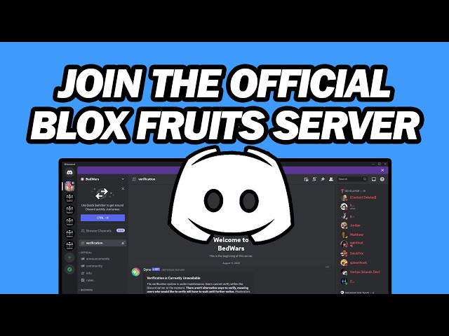 How To Join Blox Fruits Discord Server - Full Guide 