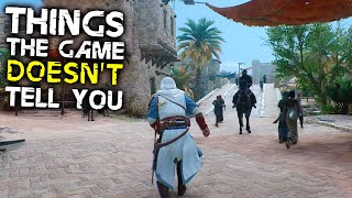 Assassin's Creed Mirage: 10 Things The Game Doesn't Tell You