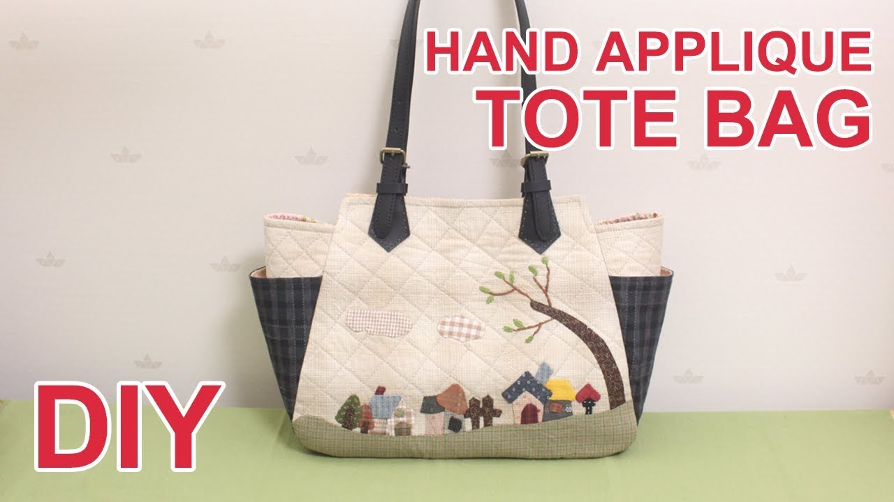 applique tote bags