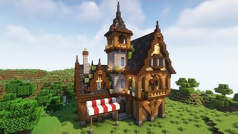 Minecraft | How to build a Medieval Manor | Minecraft Tutorial