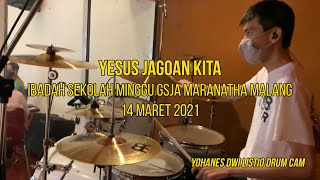 Download Lagu Yesus Jagoan Kita - Yohanes Dwi Listio Drum Cam (14/03/2021) MP3