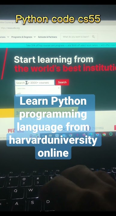 Learn python programming language online by Harvard university free of ...