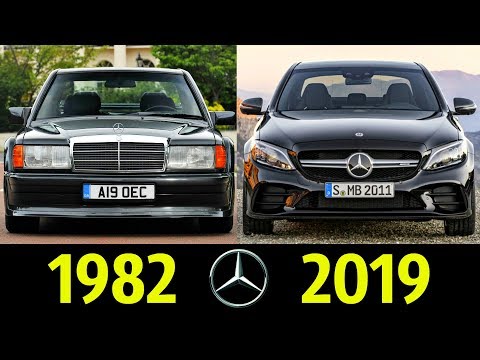 Mercedes Benz C-classe - Эволюция (1982 - 2019) ! История Модели !
