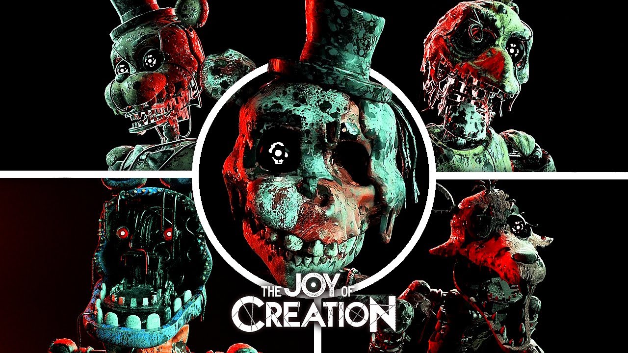 The Joy of Creation - ALL Animatronic Models & Behind the Scenes (TJOC: Demo Showcase)
